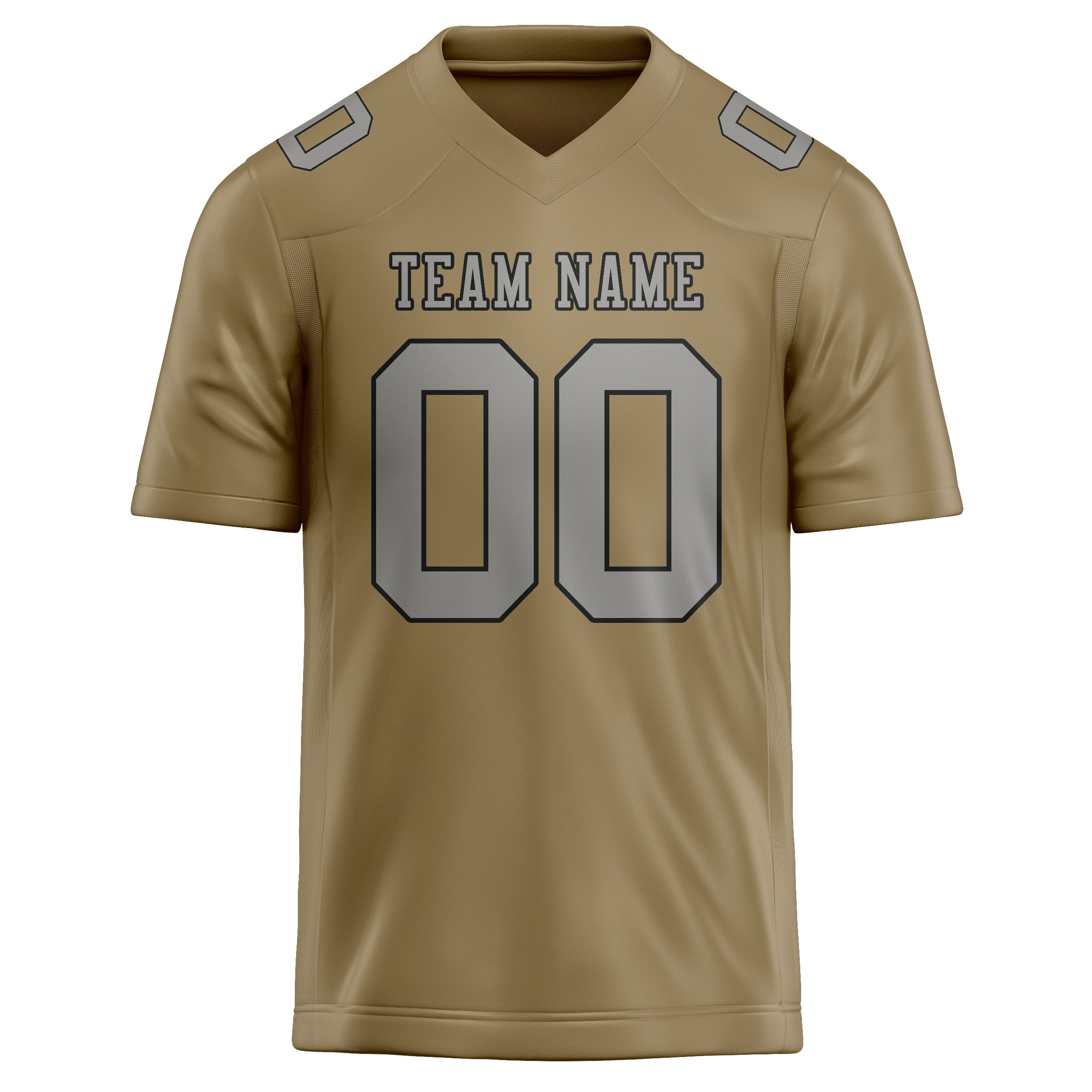 Maglia da rugby personalizzata professionale grigio cachi chiaro