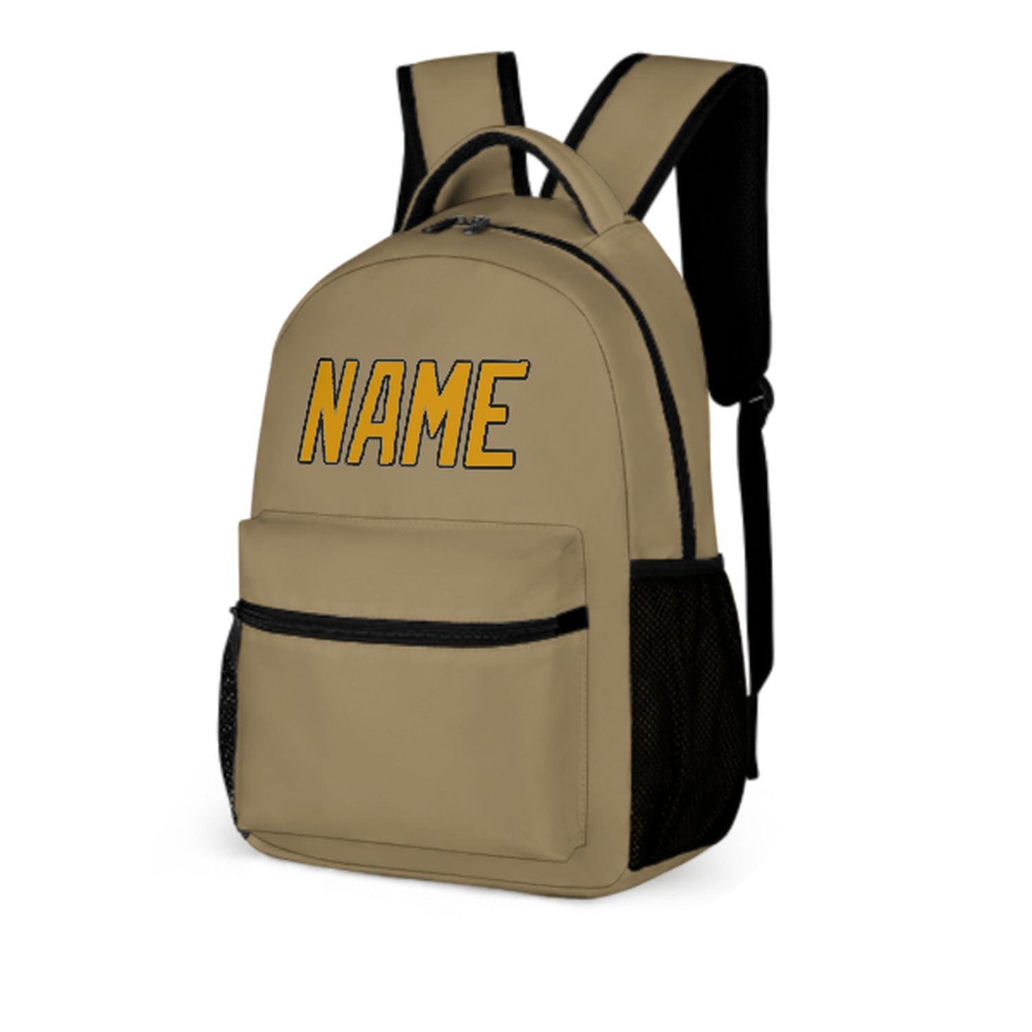 Maßgeschneidertes Hellkhaki Gelb Kinderrucksack
