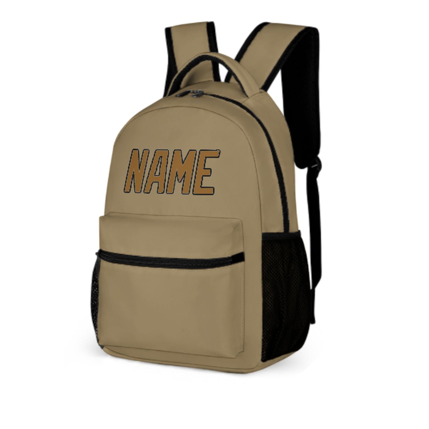 Maßgeschneidertes Hellkhaki Khaki Kinderrucksack