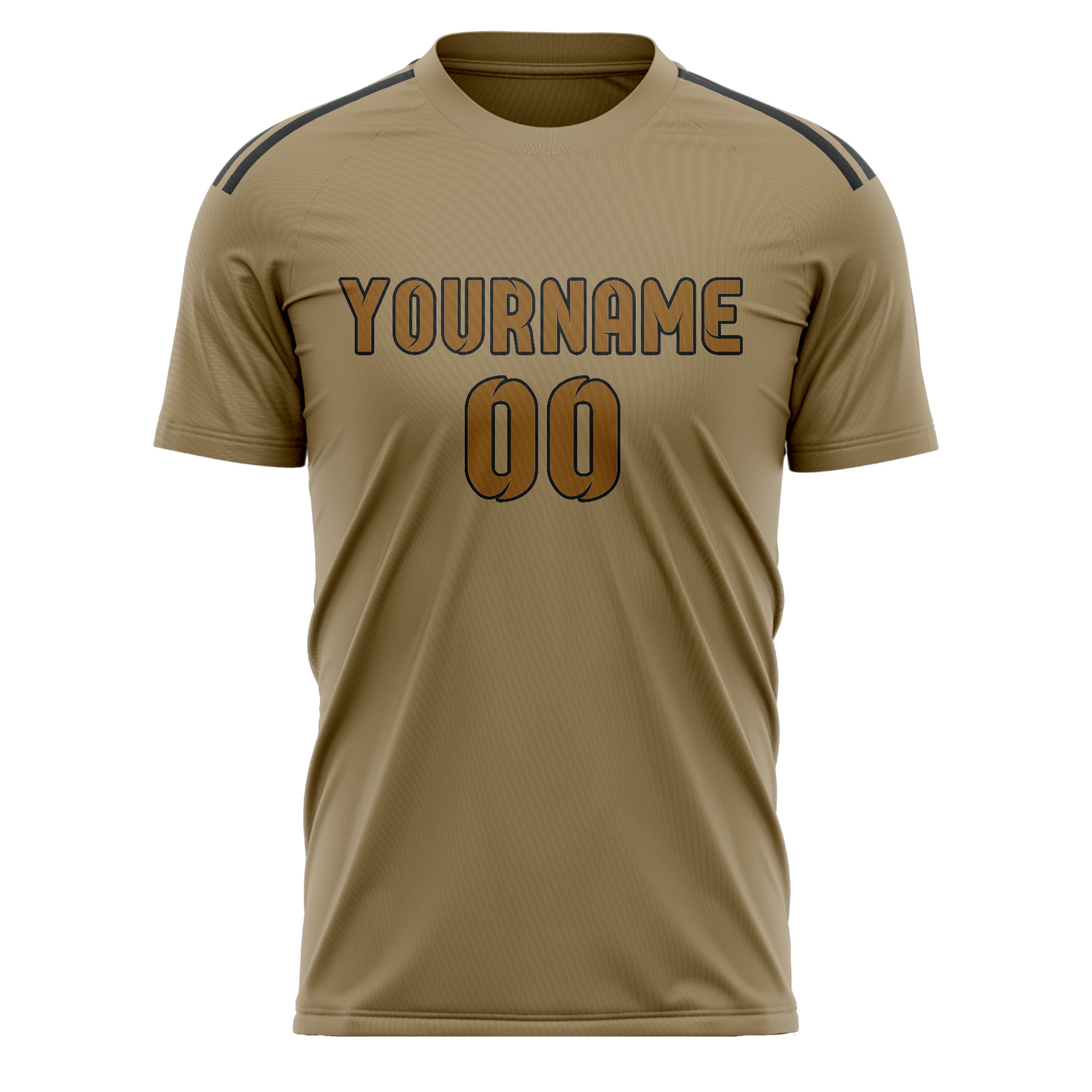 Benutzerdefiniertes Professionelles Hellkhaki Khaki Fußballtrikot