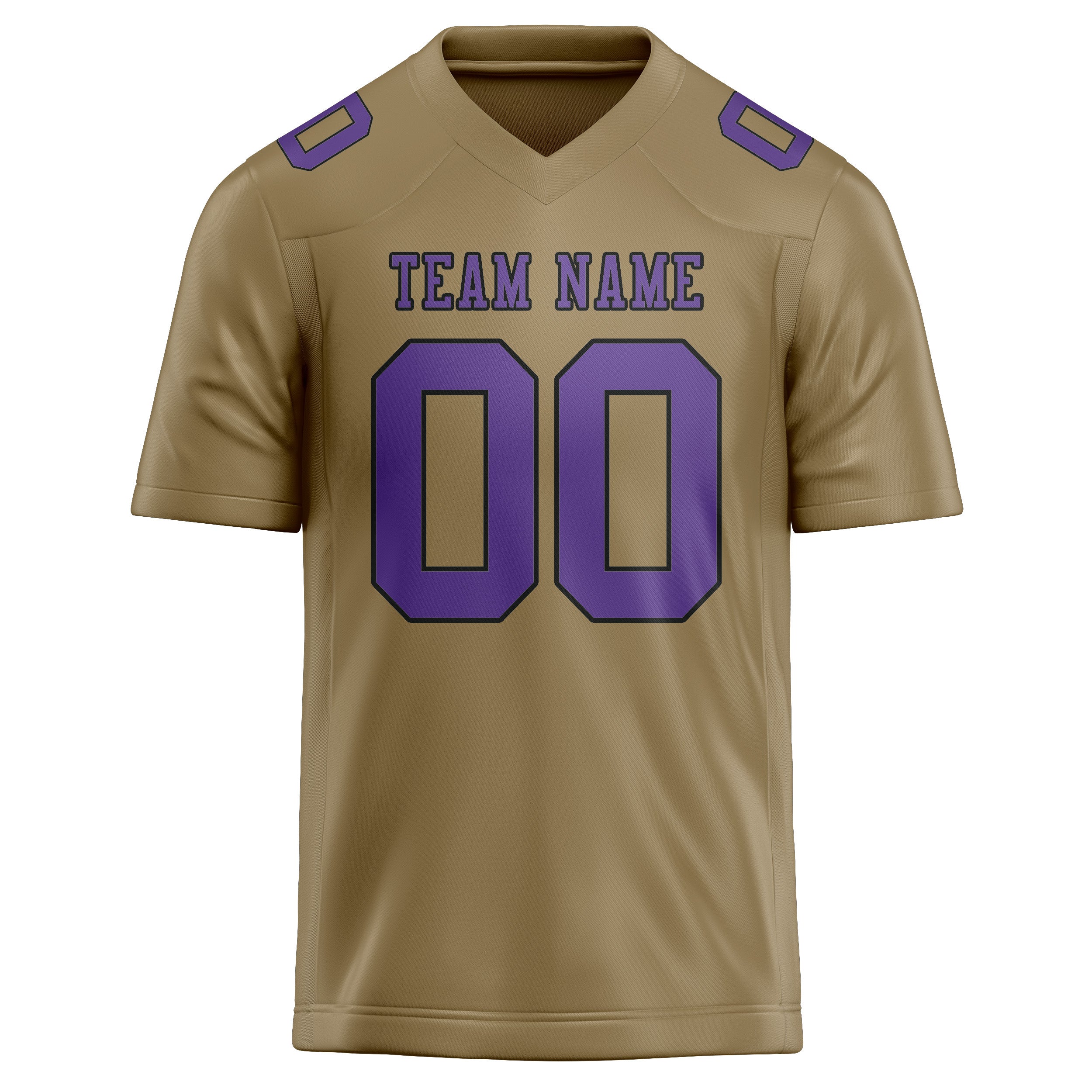 Шивач -създаден професионален Hellkhaki Lavender Rugby Jersey
