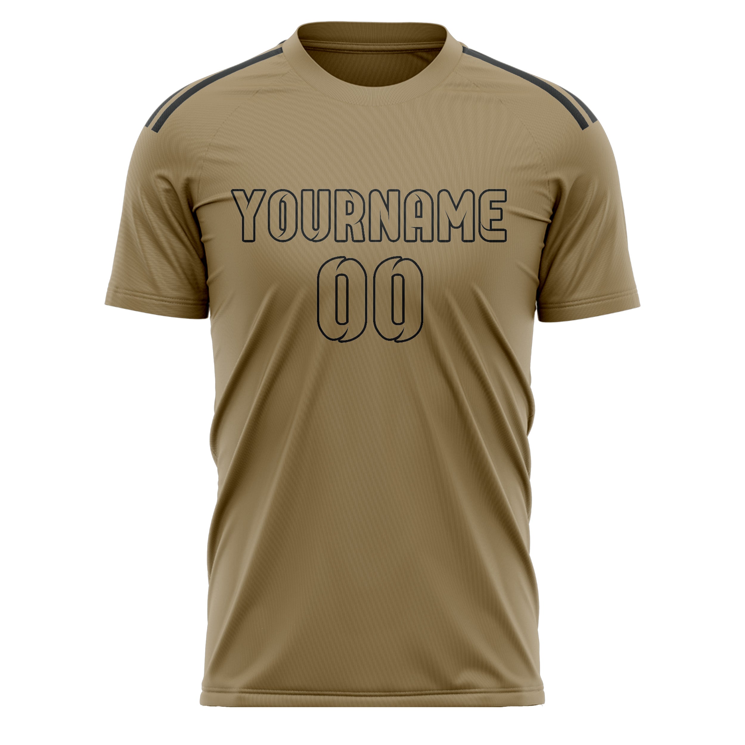 Benutzerdefiniertes Professionelles Hellkhaki Hellkhaki Fußballtrikot