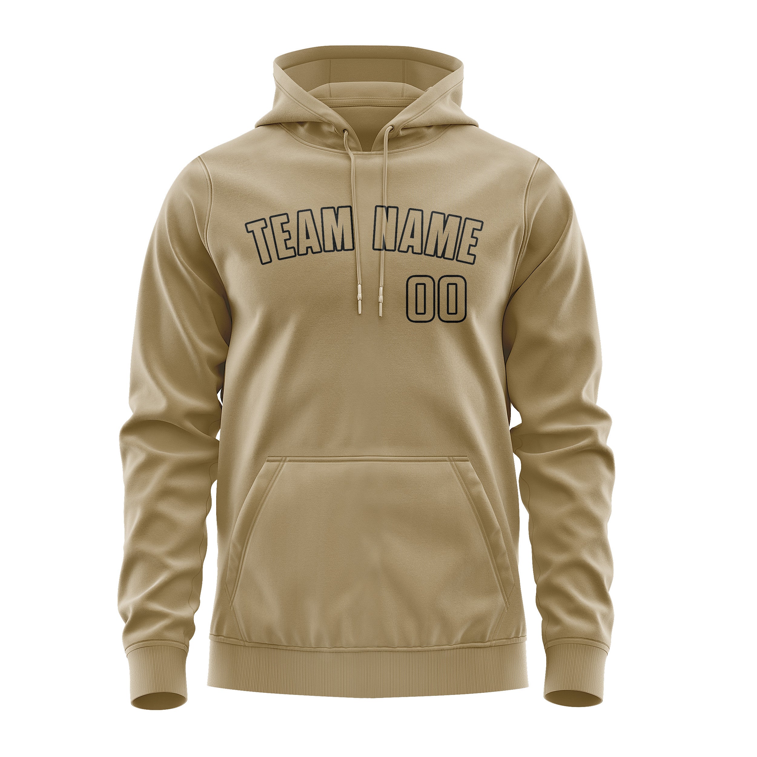 Maßgeschneidertes Hellkhaki Hellkhaki Hoodie