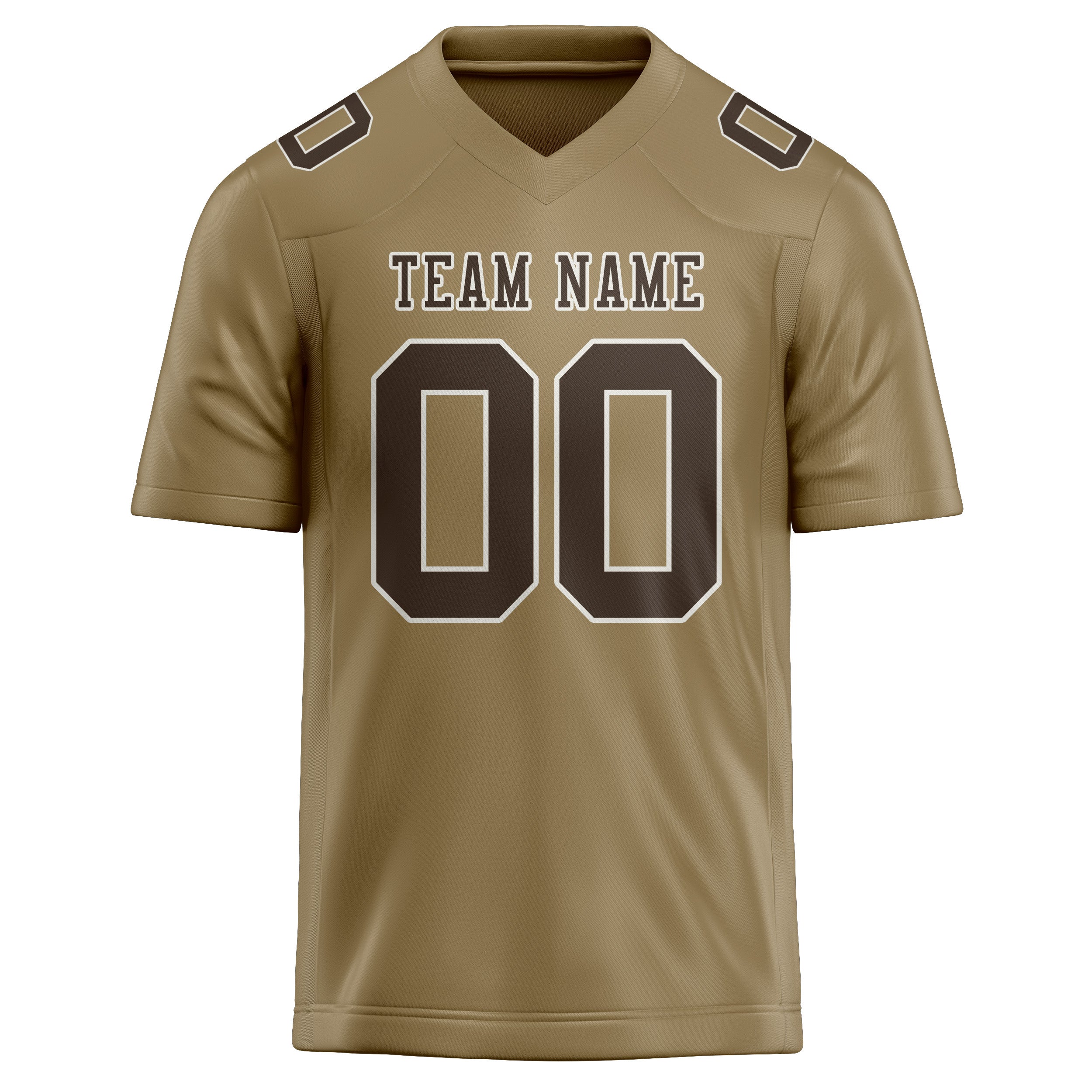 Шивач -Изработен професионален Hellkhaki Brown Rugby Jersey