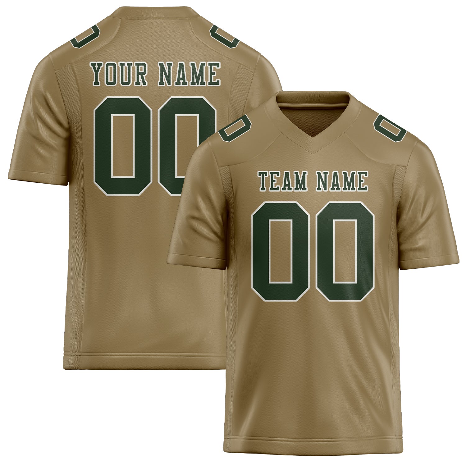 Шивач -направен професионален Hellkhaki Fir Green Rugby Jersey