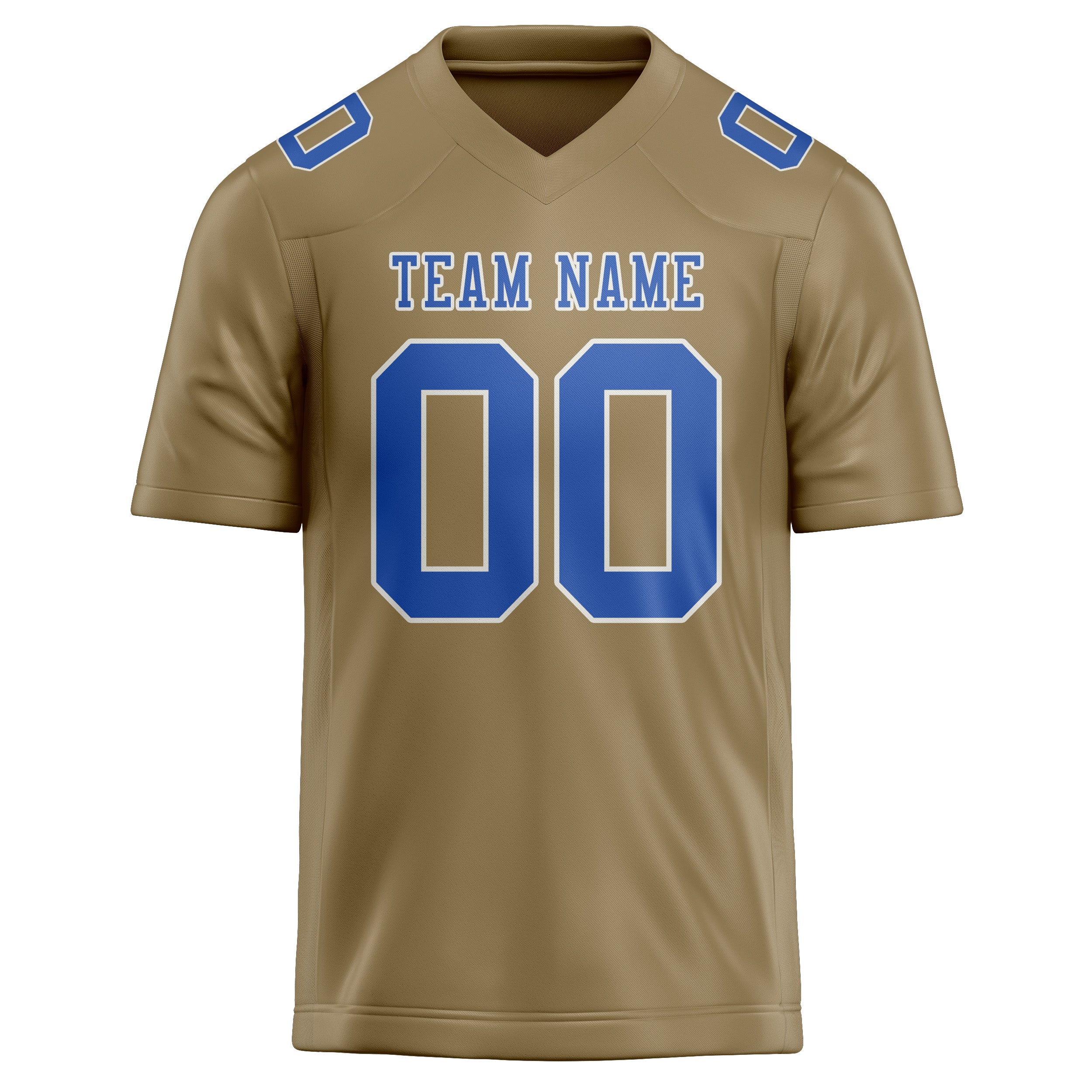 Шивач -създаден професионален Hellkhaki Sky Blue Rugby Jersey