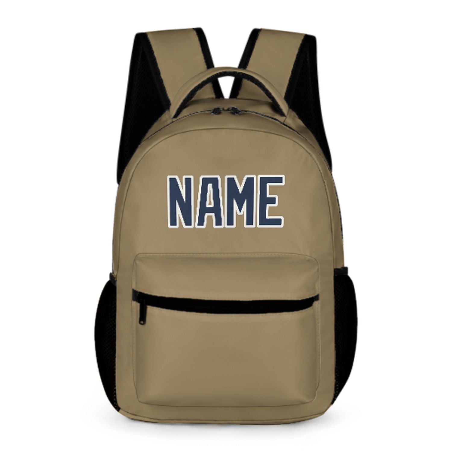 Maßgeschneidertes Hellkhaki Marineblau Kinderrucksack