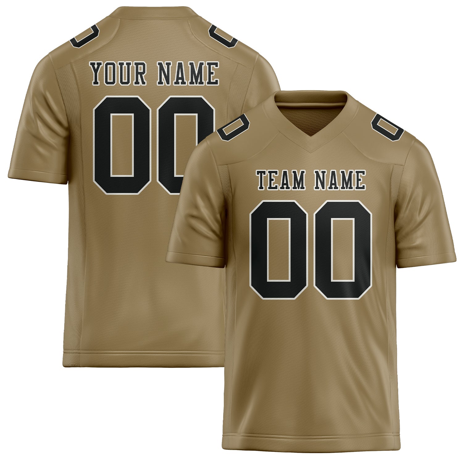 Шивач -създаден професионален Hellkhaki Black Rugby Jersey