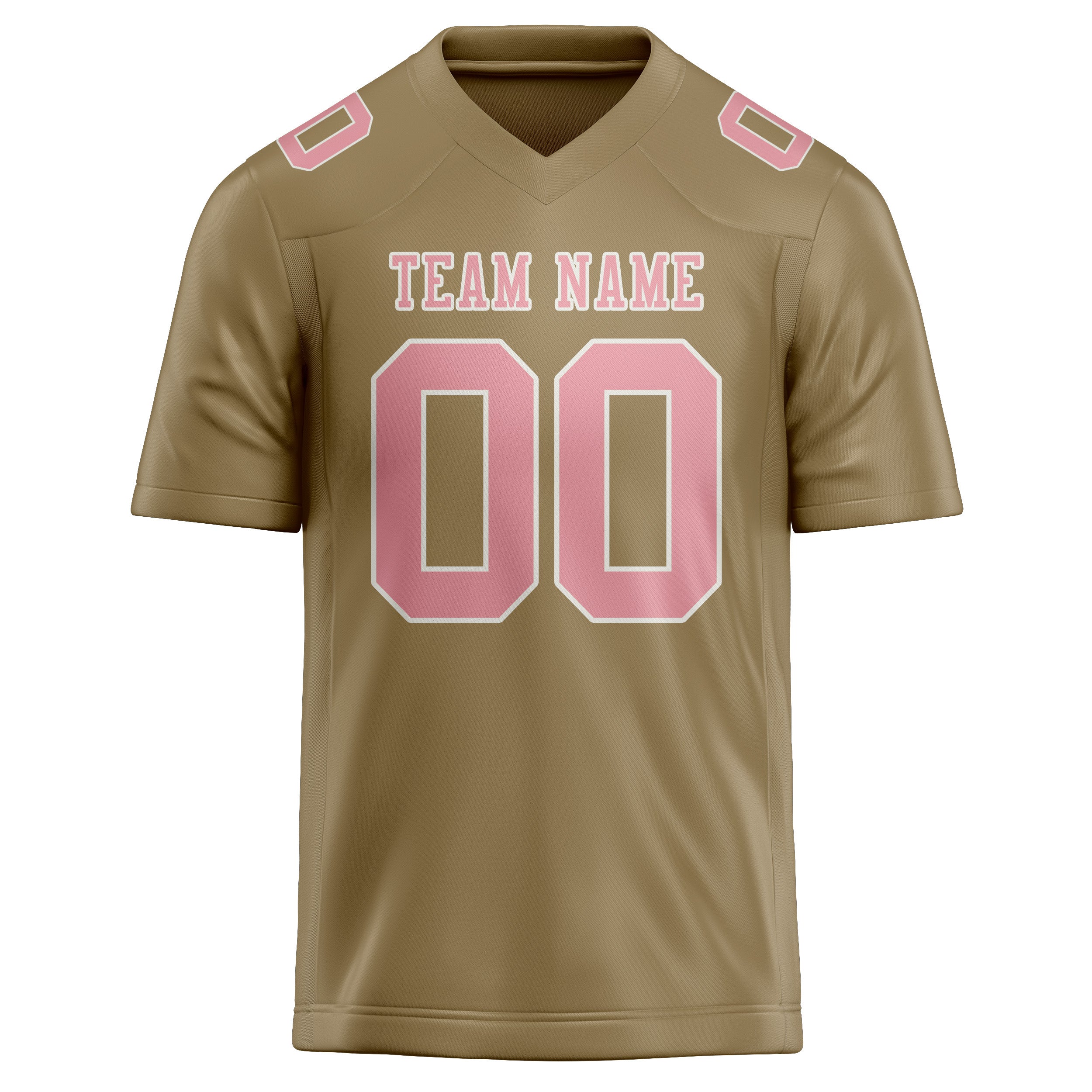Шивач -създаден професионален Hellkhaki Pink Rugby Jersey