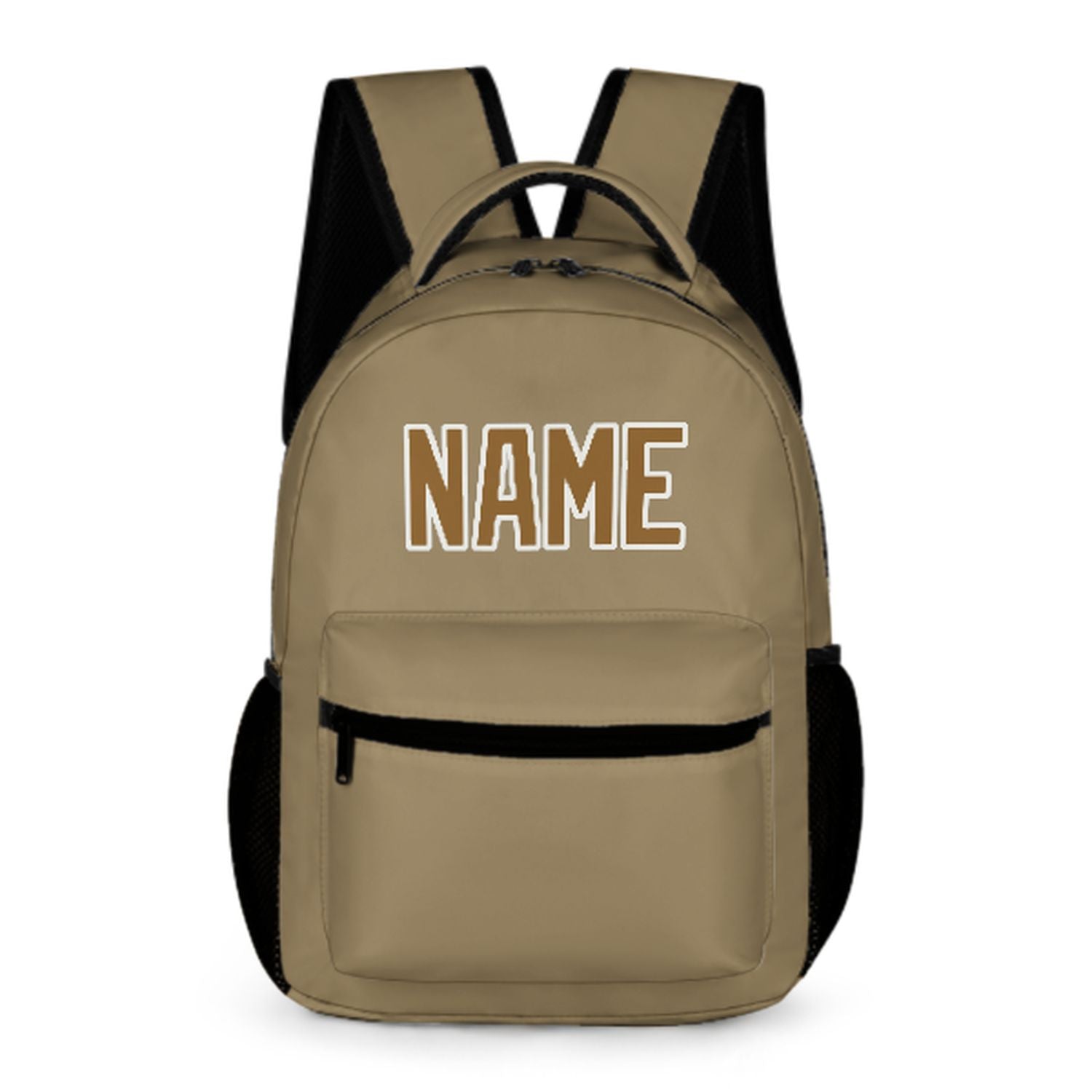 Maßgeschneidertes Hellkhaki Khaki Kinderrucksack
