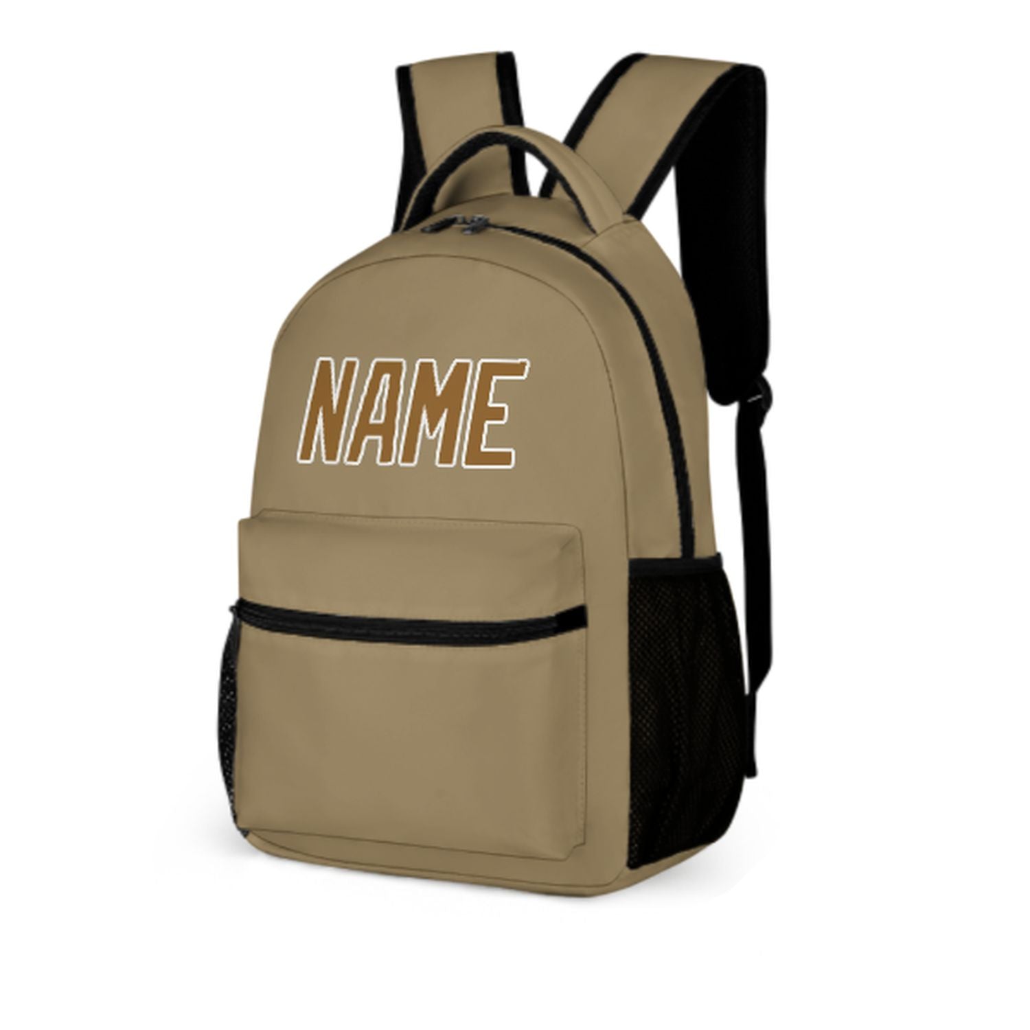Maßgeschneidertes Hellkhaki Khaki Kinderrucksack