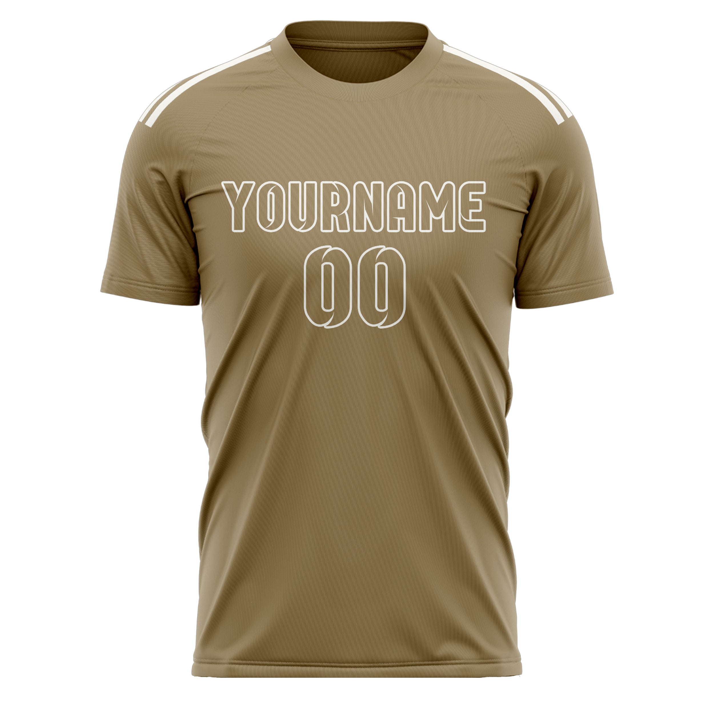 Benutzerdefiniertes Professionelles Hellkhaki Hellkhaki Fußballtrikot