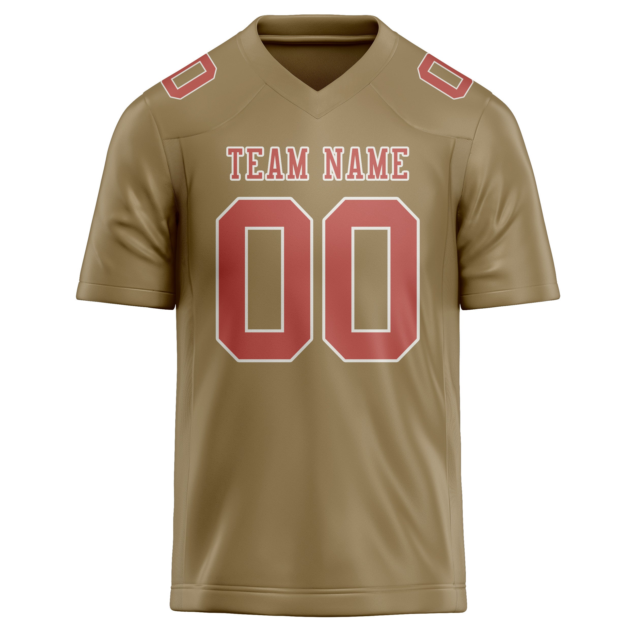 Шивач -създаден професионален Hellkhaki Copper Rose Rugby Jersey
