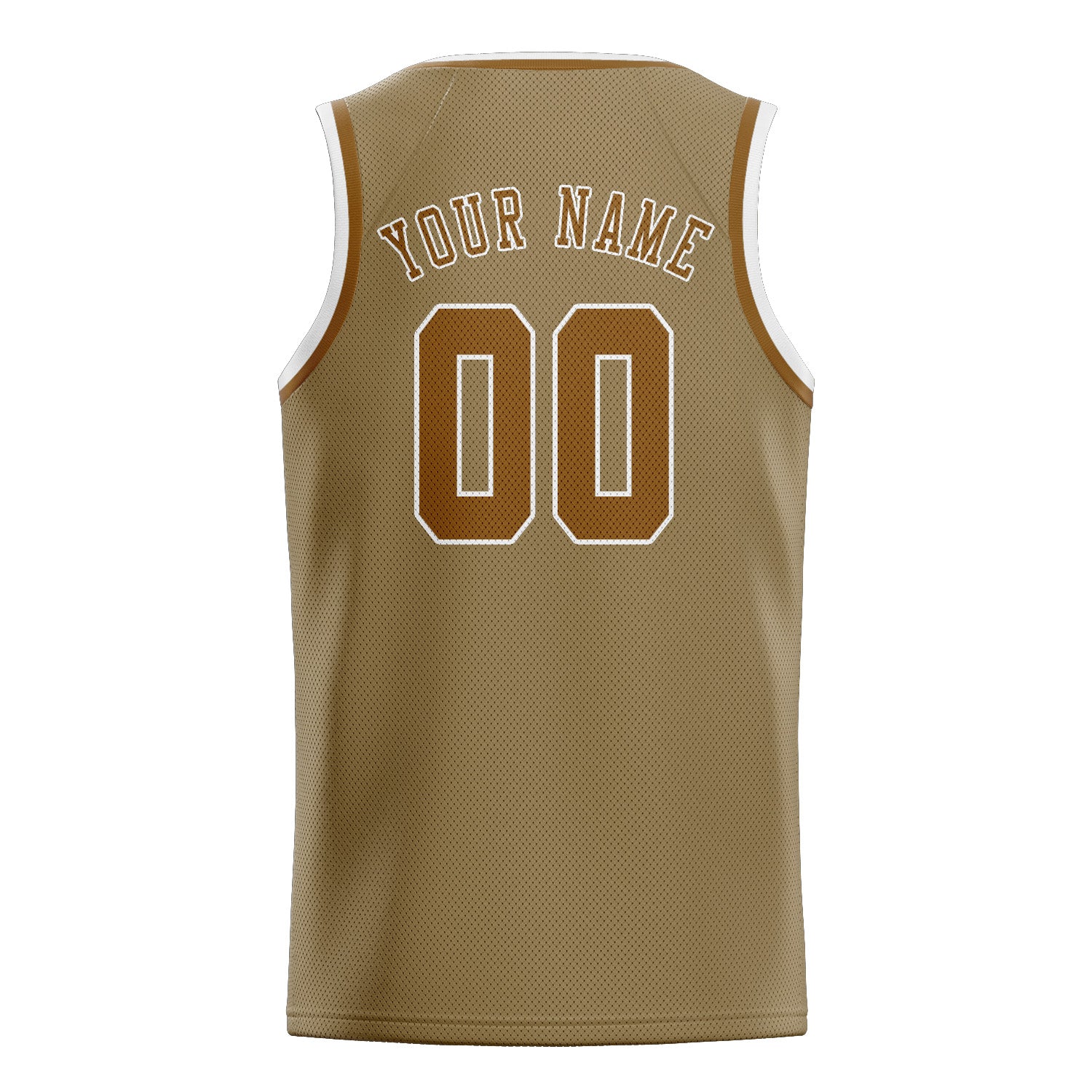 Benutzerdefiniertes Professionelles Hellkhaki Khaki Basketballtrikot