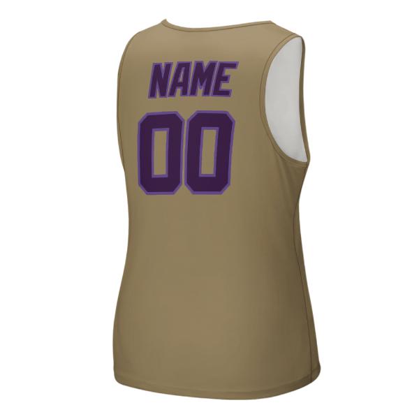 Maßgeschneidertes Hellkhaki Lila Herren Tanktop