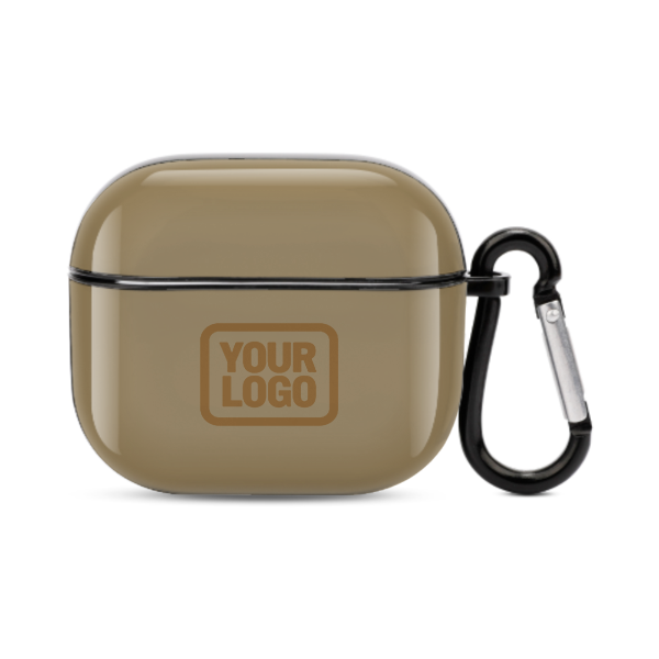 Maßgeschneidertes Hellkhaki Khaki AirPods-Hülle (3. Generation)