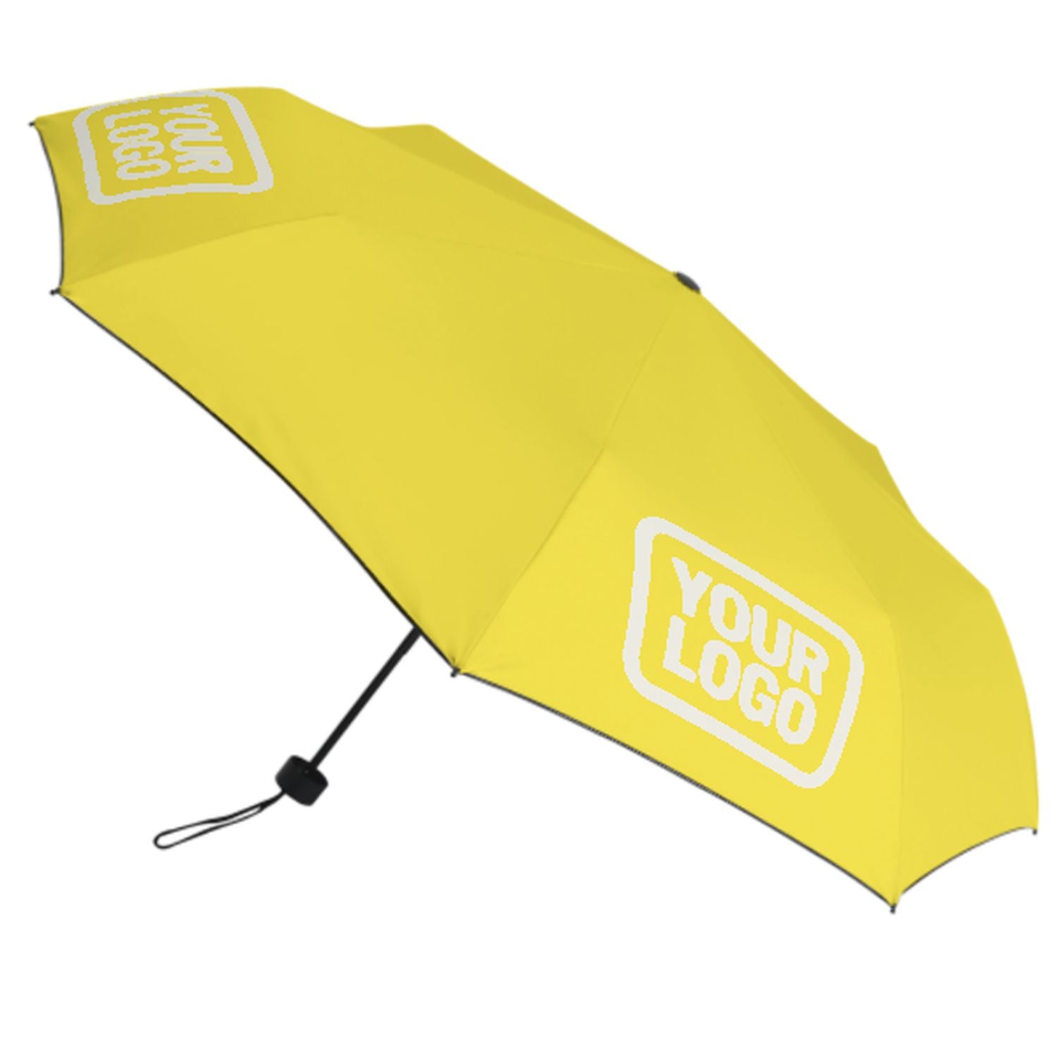 Maßgeschneidertes Blassgelb Beige Automatik-Regenschirm