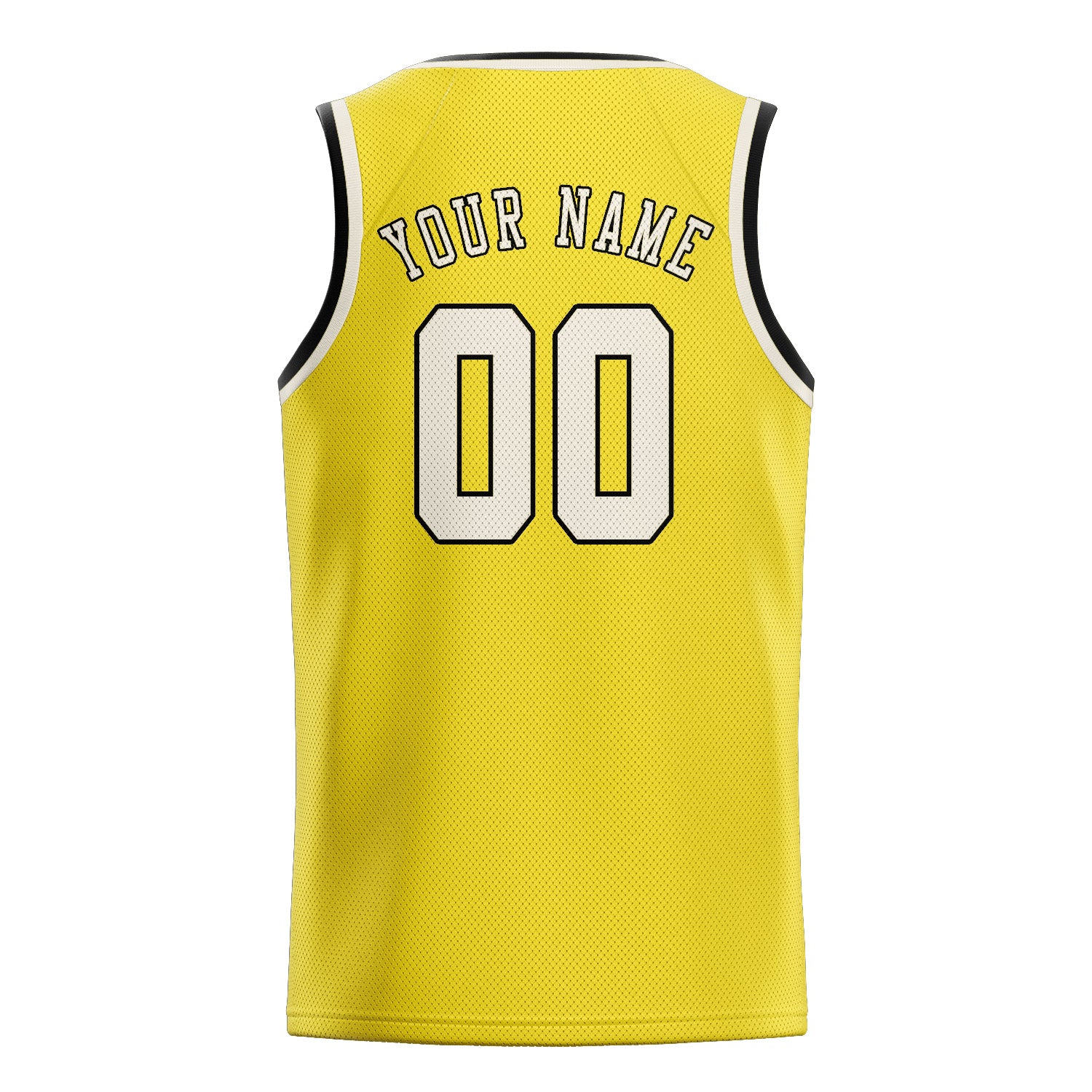 Benutzerdefiniertes Professionelles Blassgelb Beige Basketballtrikot