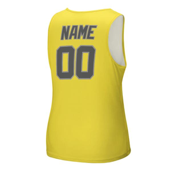 Maßgeschneidertes Blassgelb Dunkelgrau Herren Tanktop