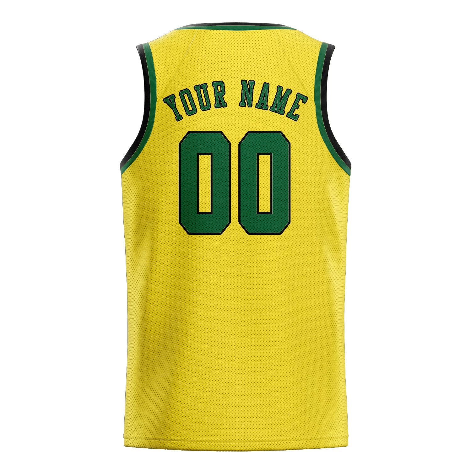 Benutzerdefiniertes Professionelles Blassgelb Moosgrün Basketballtrikot