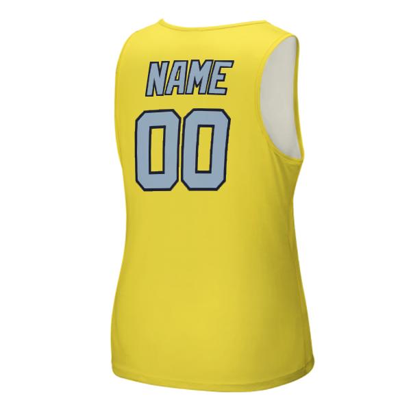 Maßgeschneidertes Blassgelb Hellblau Herren Tanktop