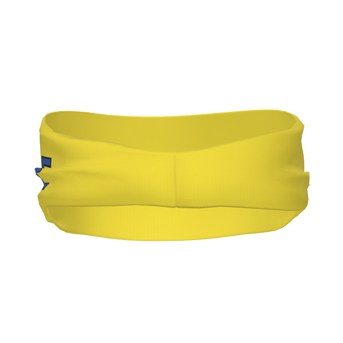 Maßgeschneidertes Blassgelb Himmelblau Sport Stirnband