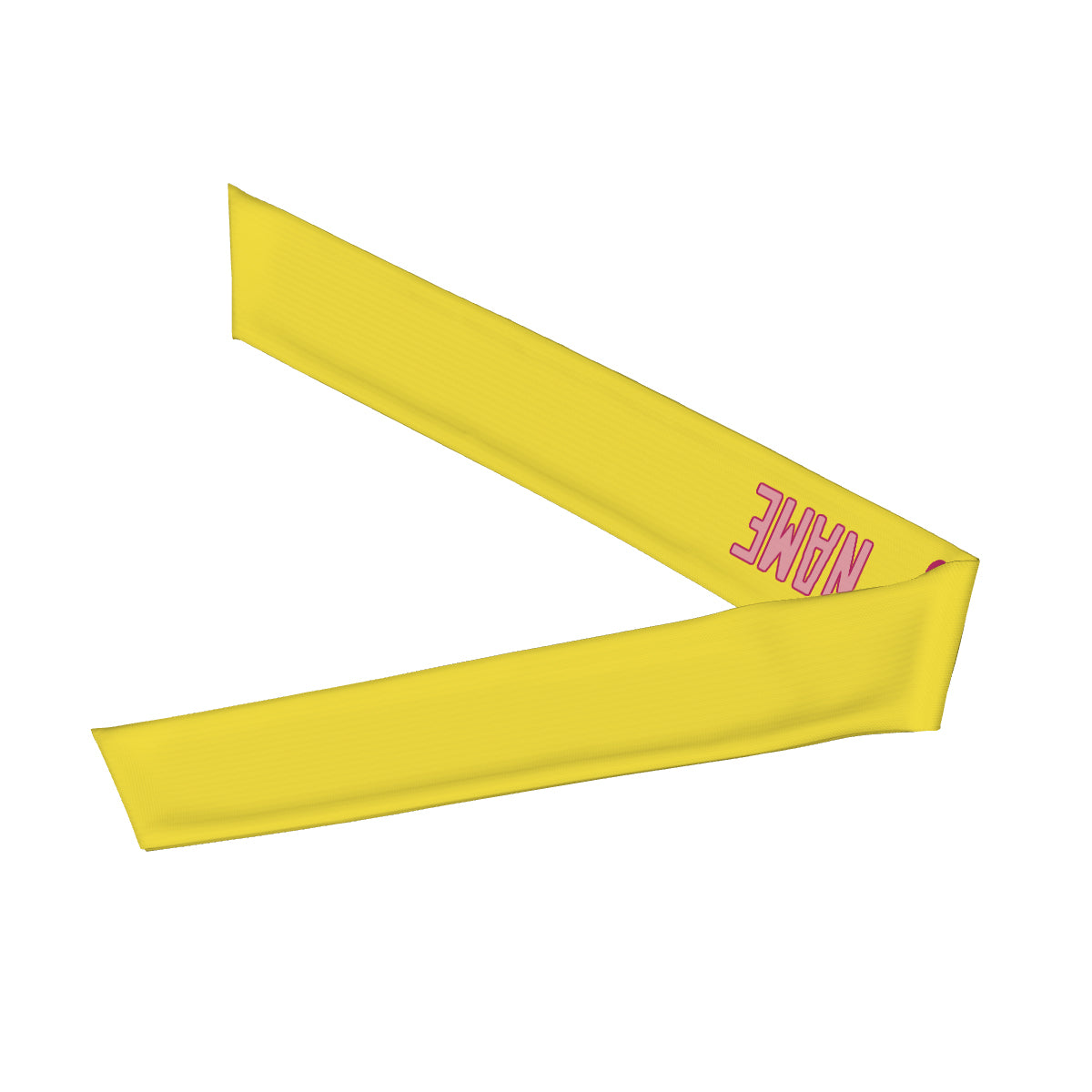 Maßgeschneidertes Blassgelb Rosa Stirnband