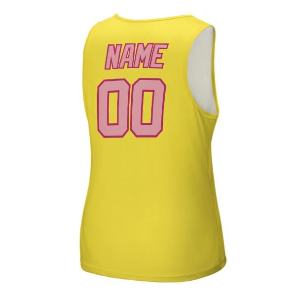 Maßgeschneidertes Blassgelb Rosa Herren Tanktop