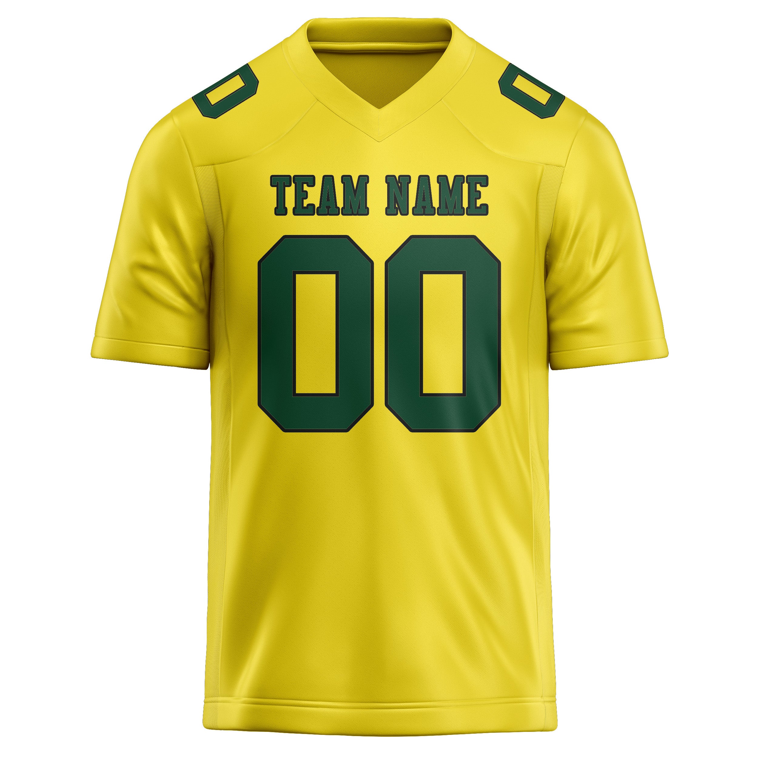 Maglia da rugby personalizzata professionale giallo pallido verde muschio