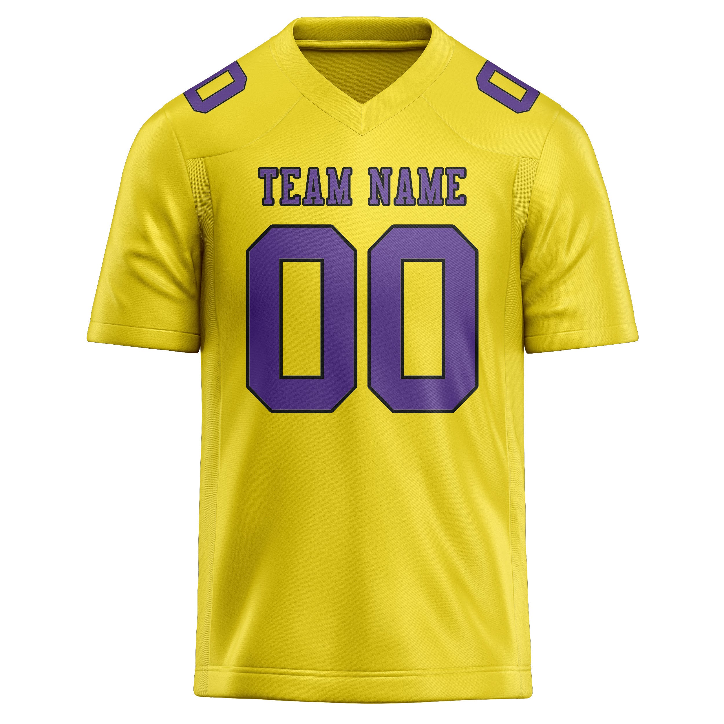 Maglia da rugby personalizzata professionale color giallo pallido lavanda
