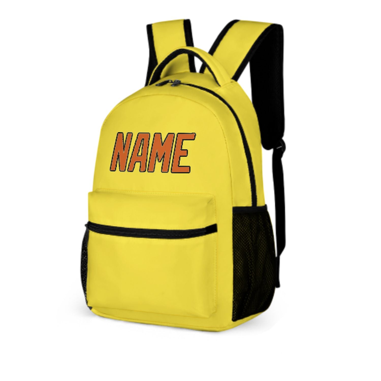 Maßgeschneidertes Blassgelb Orange Kinderrucksack