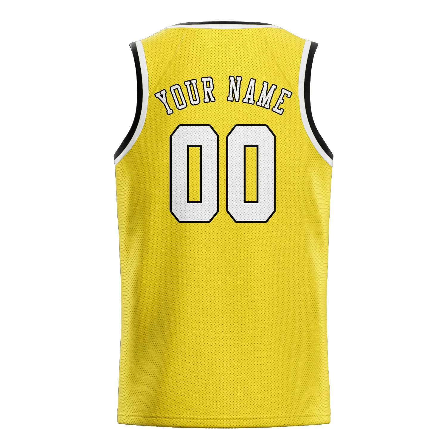 Benutzerdefiniertes Professionelles Blassgelb Weiß Basketballtrikot