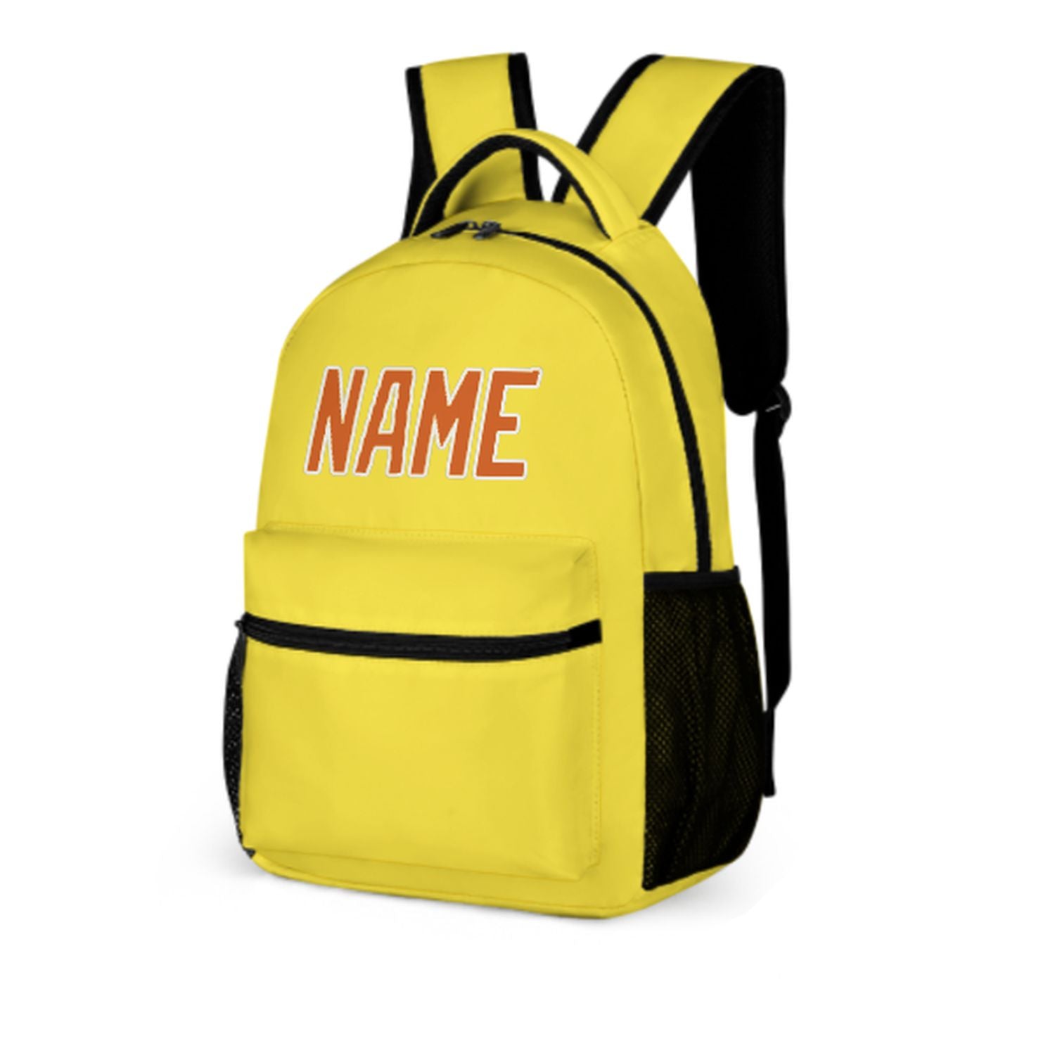 Maßgeschneidertes Blassgelb Orange Kinderrucksack