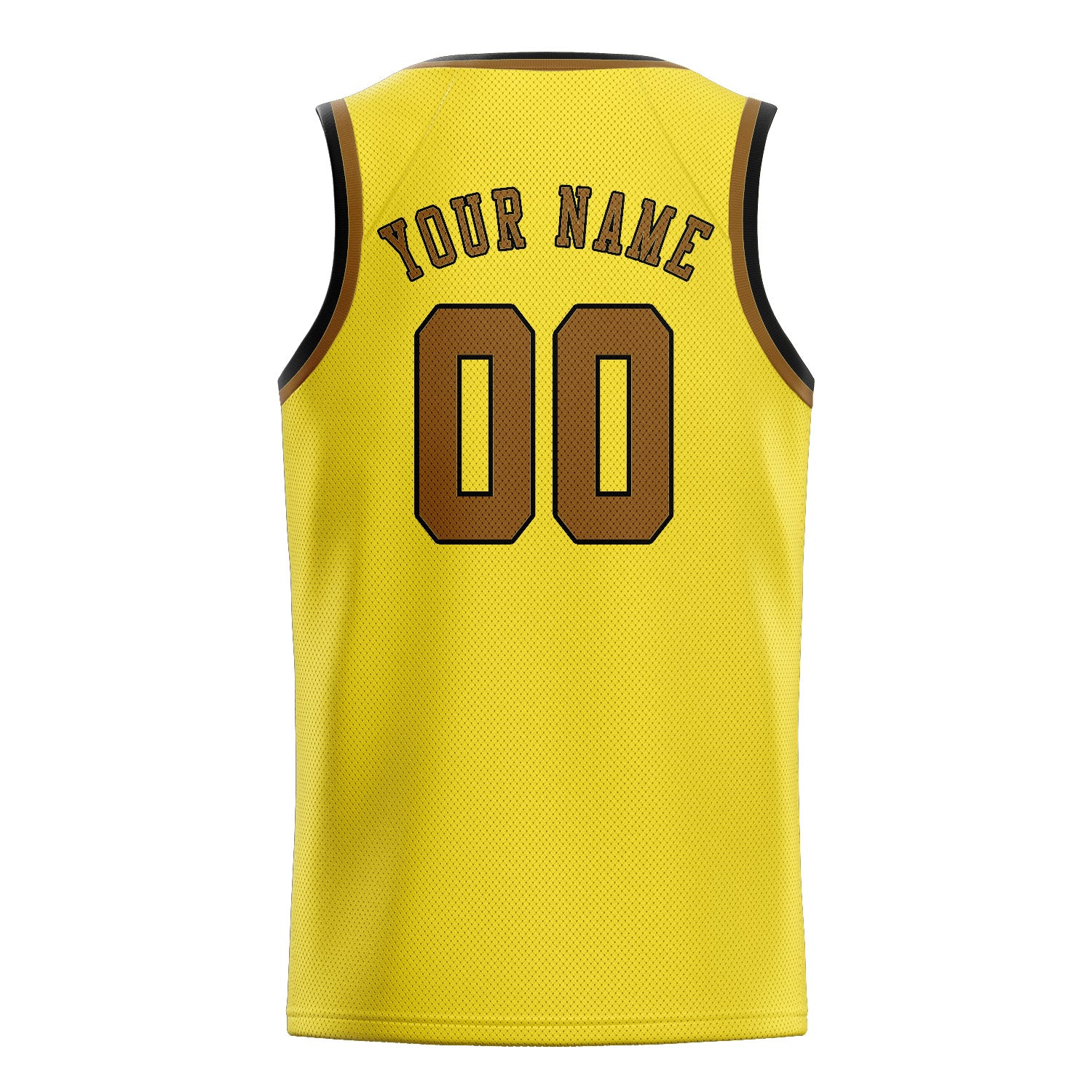 Benutzerdefiniertes Professionelles Blassgelb Khaki Basketballtrikot