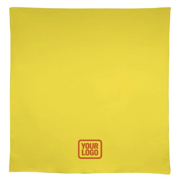 Tovaglia quadrata su misura color giallo pallido cachi
