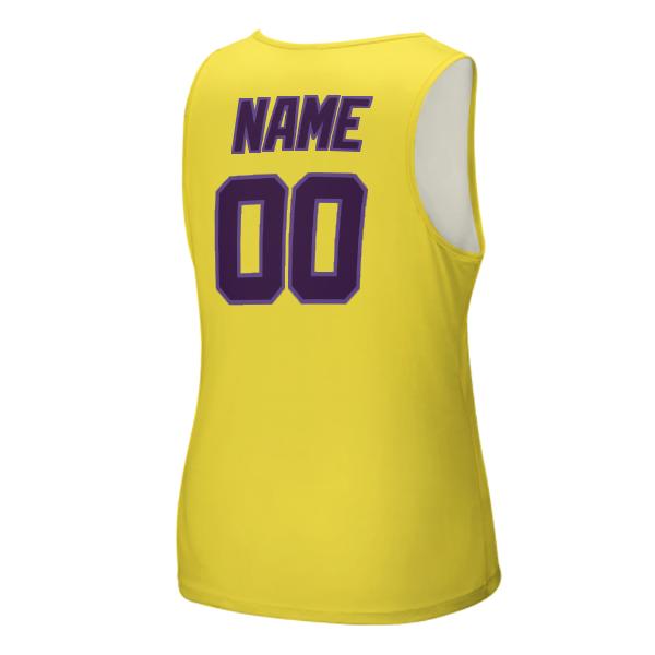 Maßgeschneidertes Blassgelb Lila Herren Tanktop