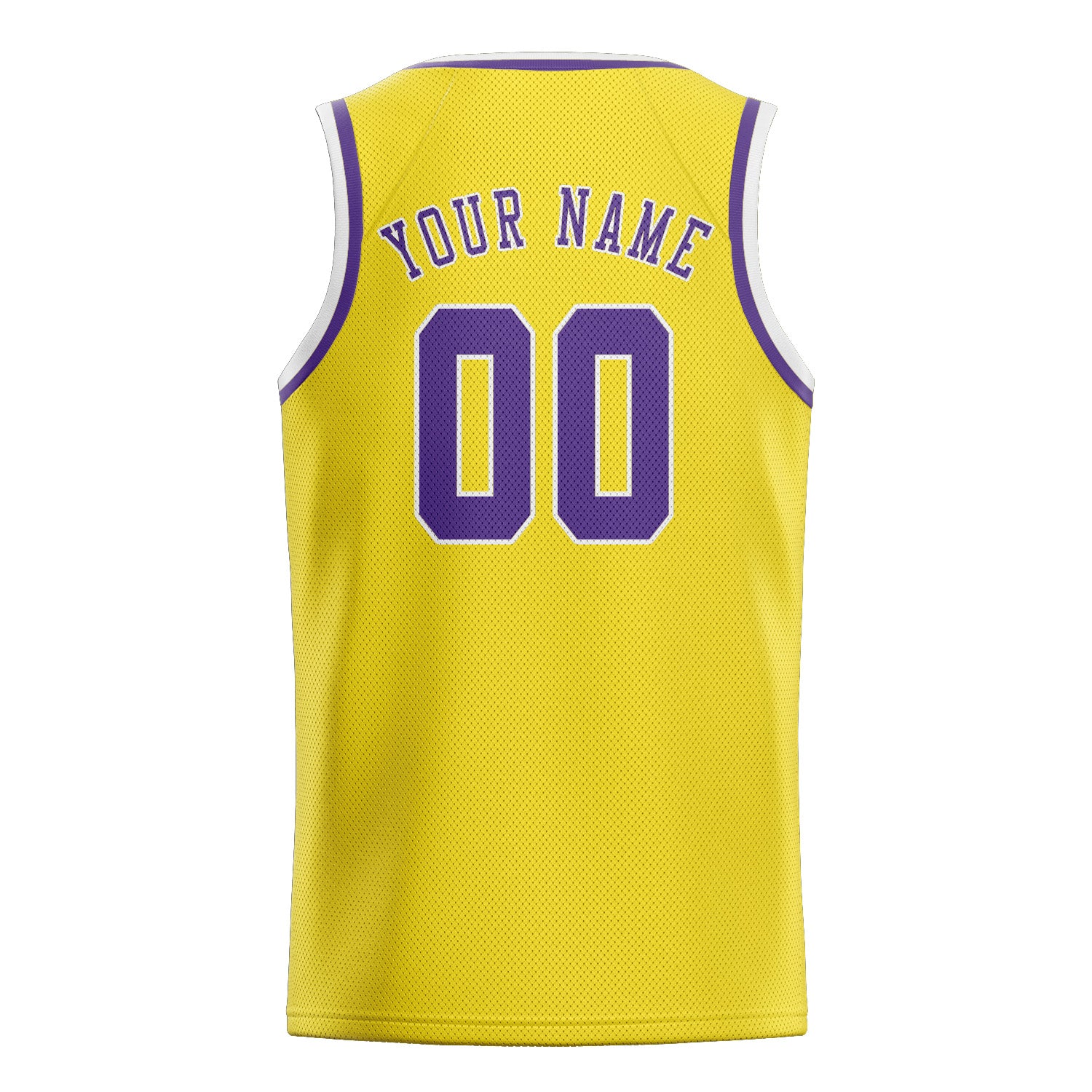 Benutzerdefiniertes Professionelles Blassgelb Lavendel Basketballtrikot