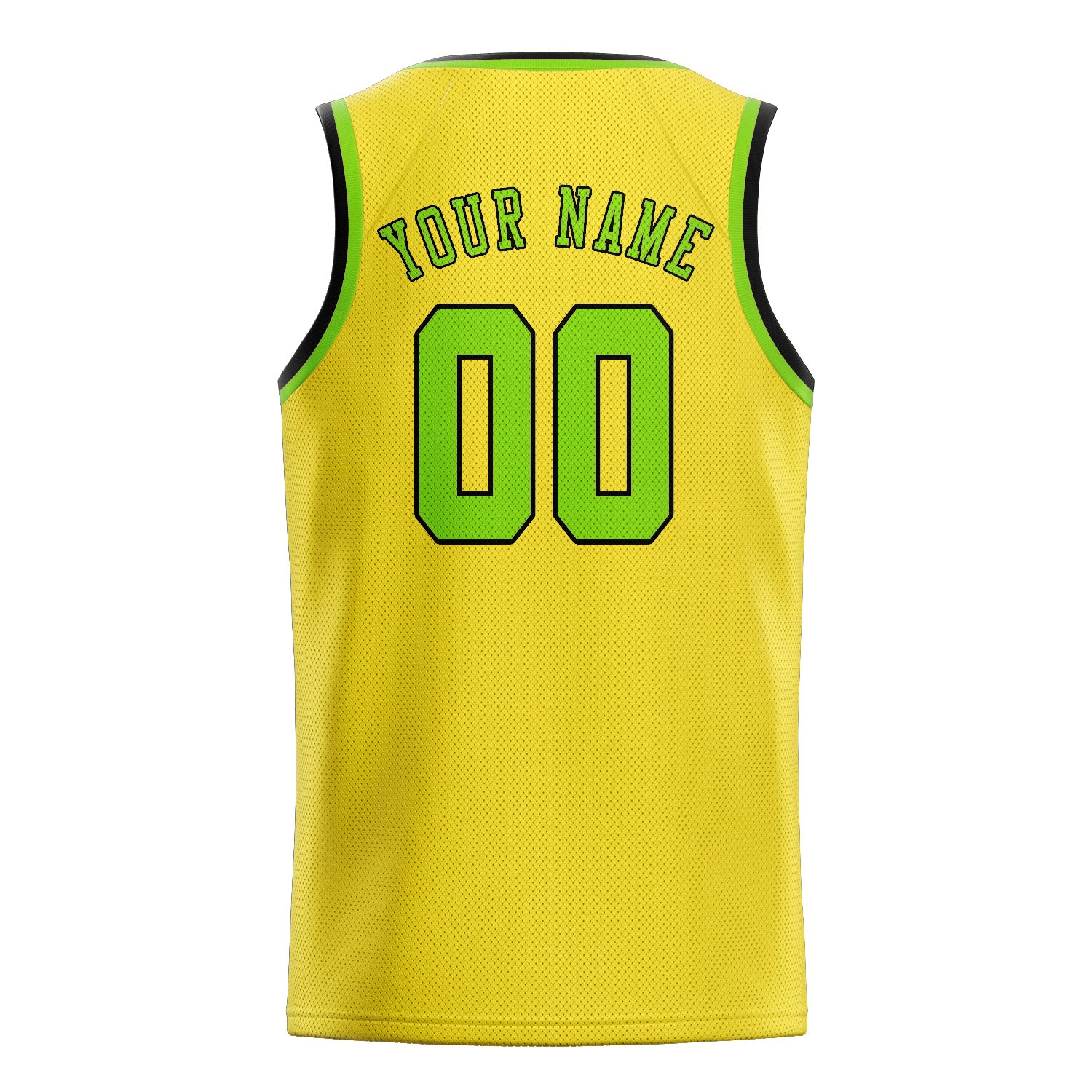 Benutzerdefiniertes Professionelles Blassgelb Smaragdgrün Basketballtrikot