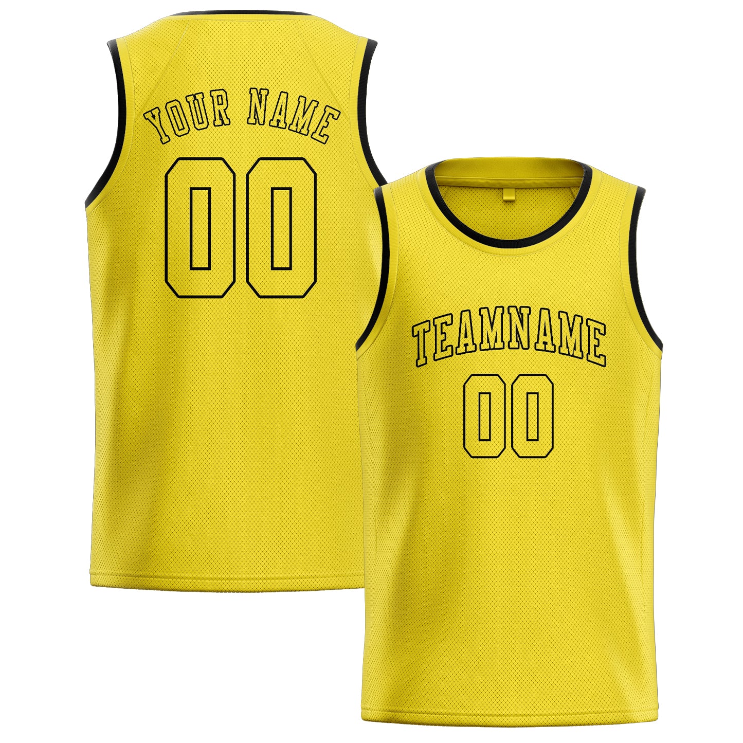 Benutzerdefiniertes Professionelles Blassgelb Blassgelb Basketballtrikot
