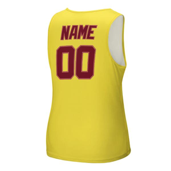 Maßgeschneidertes Blassgelb Karmesinrot Herren Tanktop