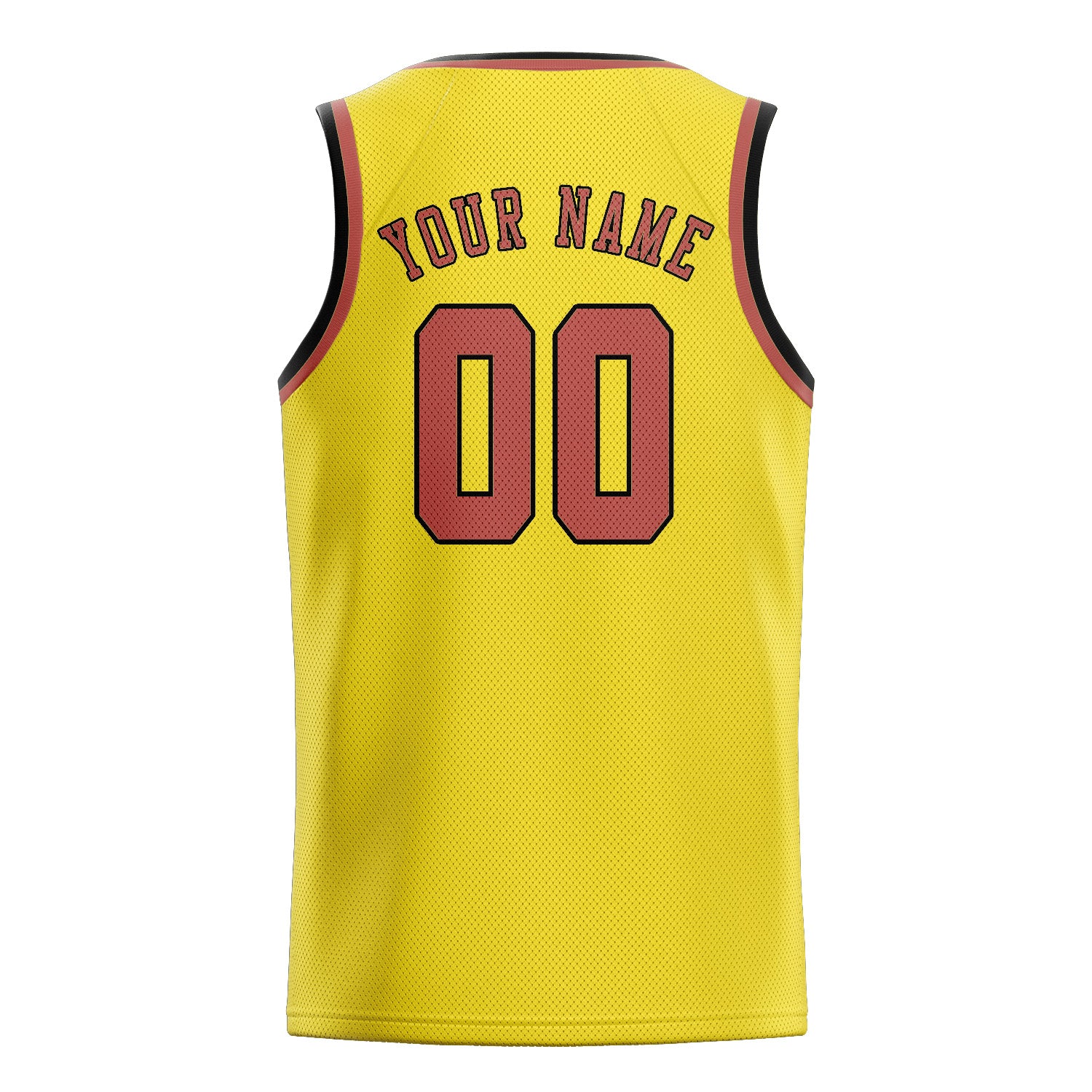 Benutzerdefiniertes Professionelles Blassgelb Kupferrose Basketballtrikot