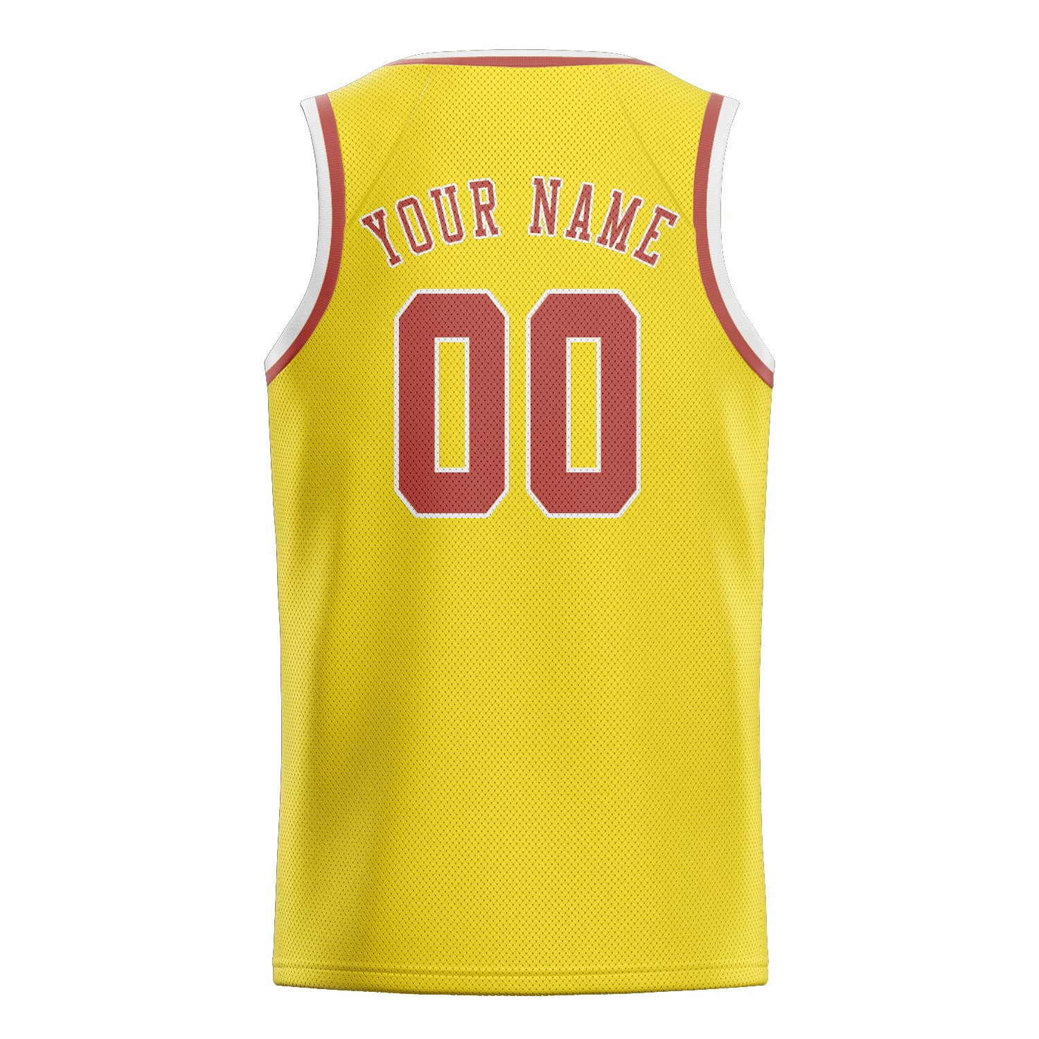Benutzerdefiniertes Professionelles Blassgelb Kupferrose Basketballtrikot