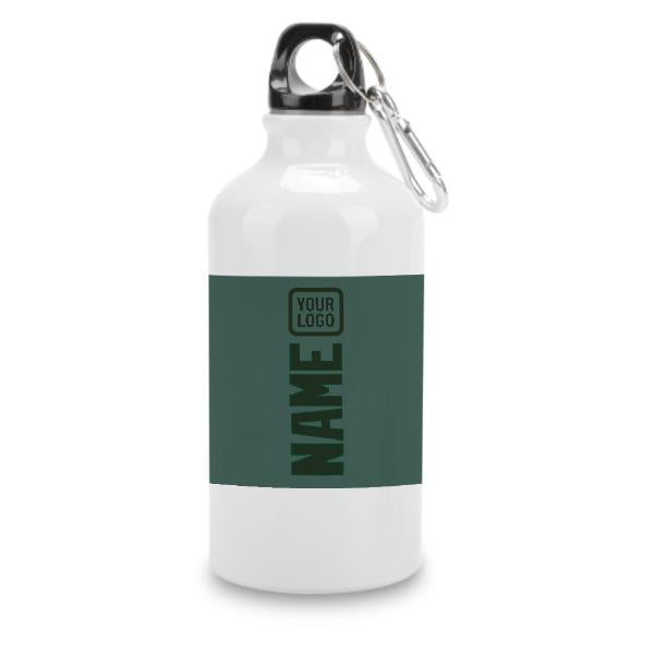 Maßgeschneidertes Blaugrün Tannengrün Sportflasche