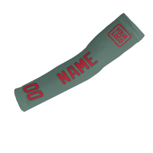Maßgeschneidertes Blaugrün Rot Armschutz