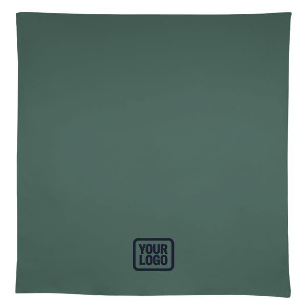 Tovaglia quadrata personalizzata color verde acqua e blu cielo