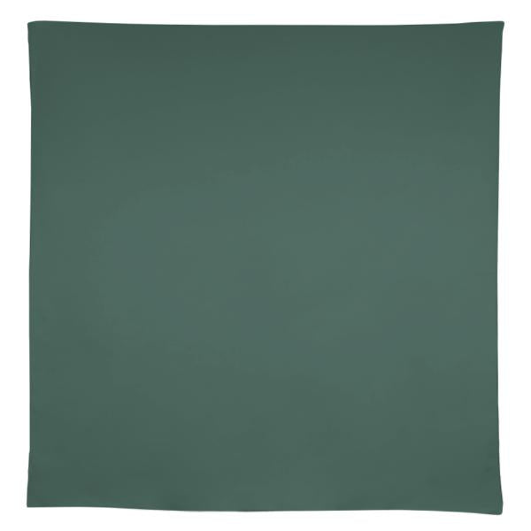 Tovaglia quadrata blu navy e verde acqua personalizzata