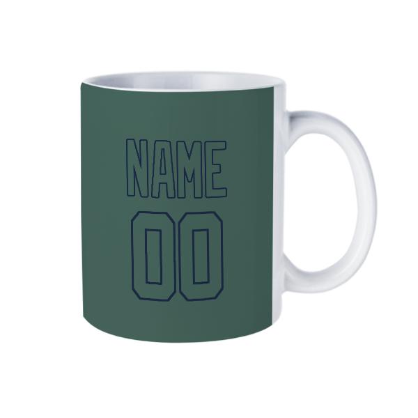 Tazza personalizzata color verde acqua