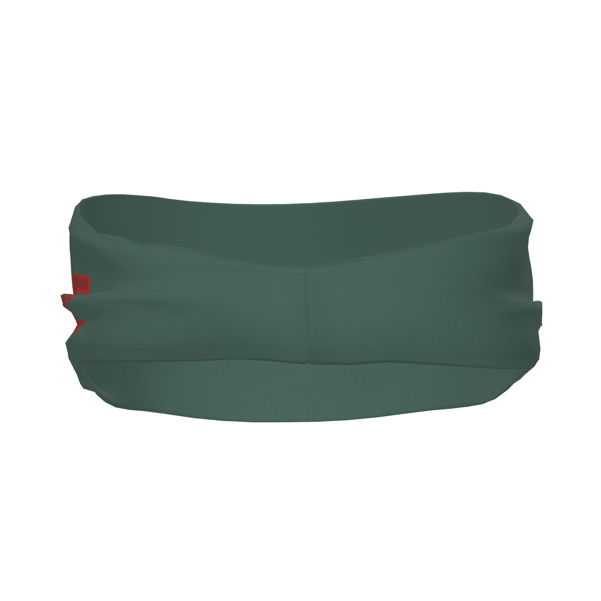 Fascia sportiva personalizzata color verde acqua e corallo rosso