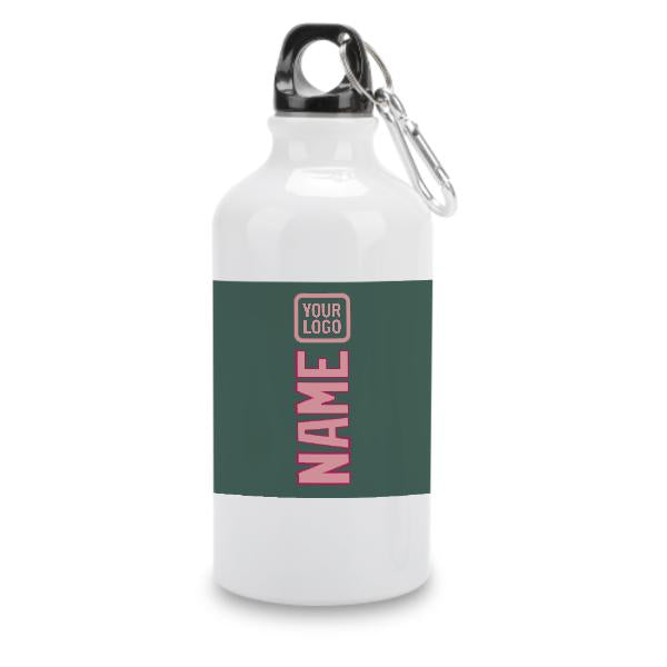 Maßgeschneidertes Blaugrün Rosa Sportflasche