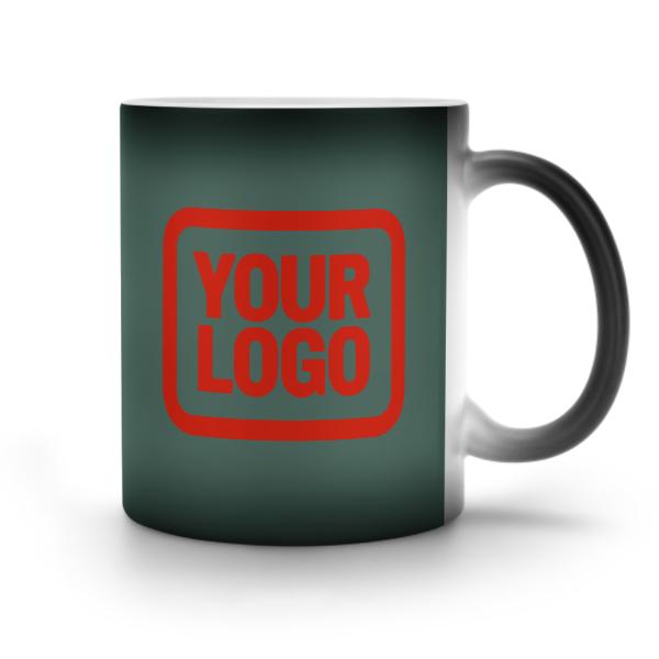 Tazza magica personalizzata verde acqua arancione rossa